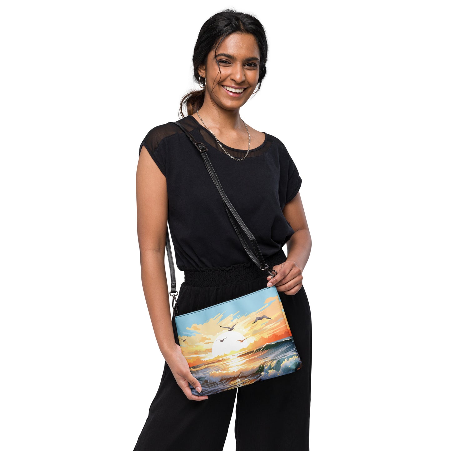 Sunset Ocean Calm Crossbody bag