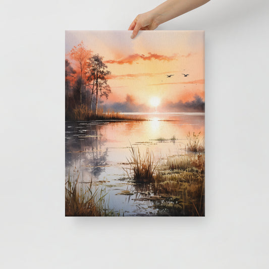 "Riverside Radiance" Canvas