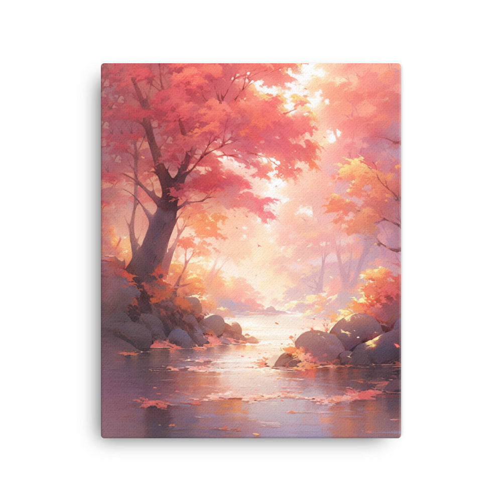 "Harmony of Colors: Lake Sunset” Canvas