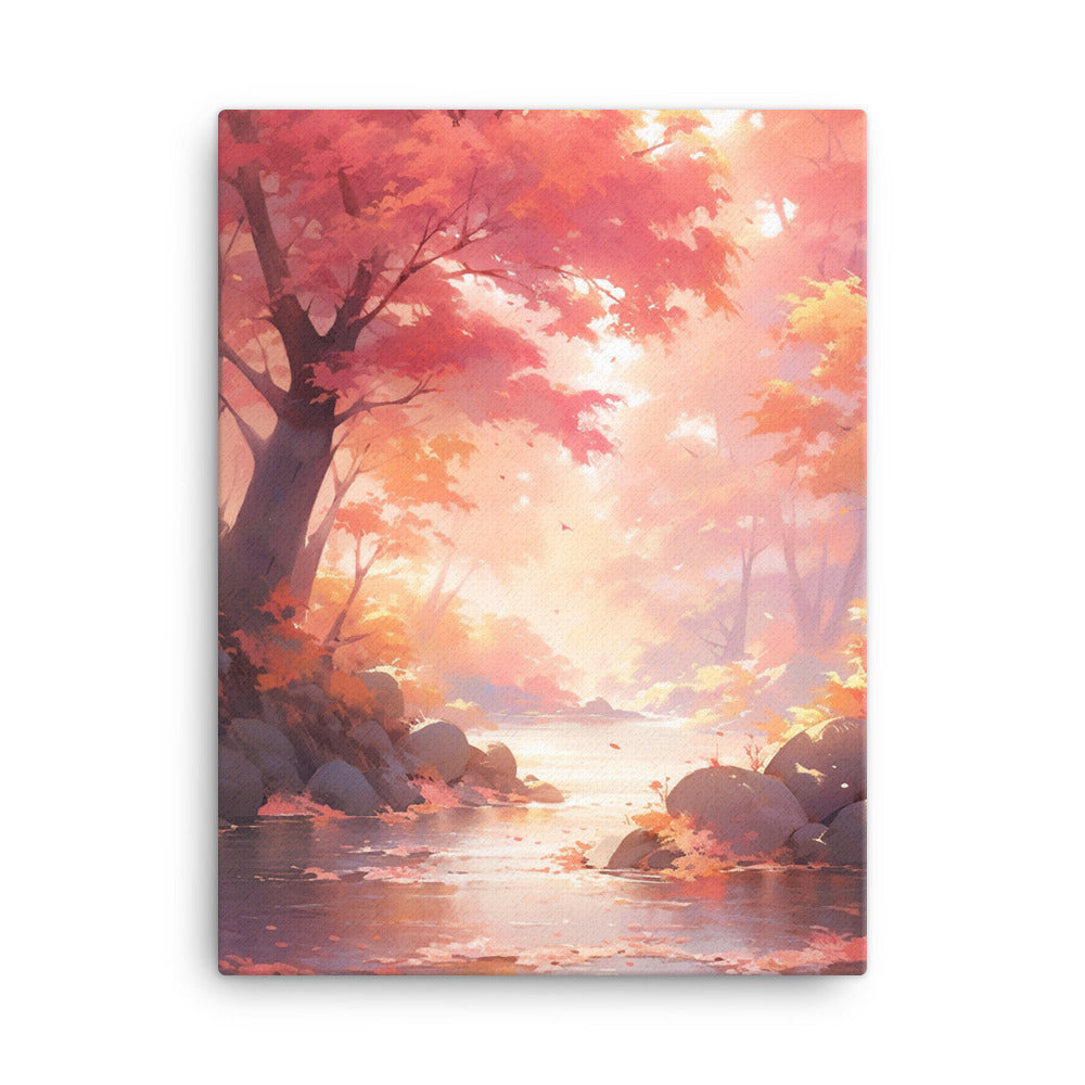 "Harmony of Colors: Lake Sunset” Canvas