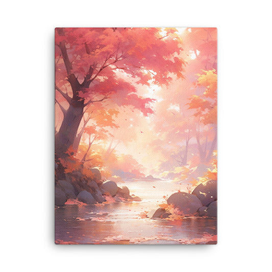 "Harmony of Colors: Lake Sunset” Canvas